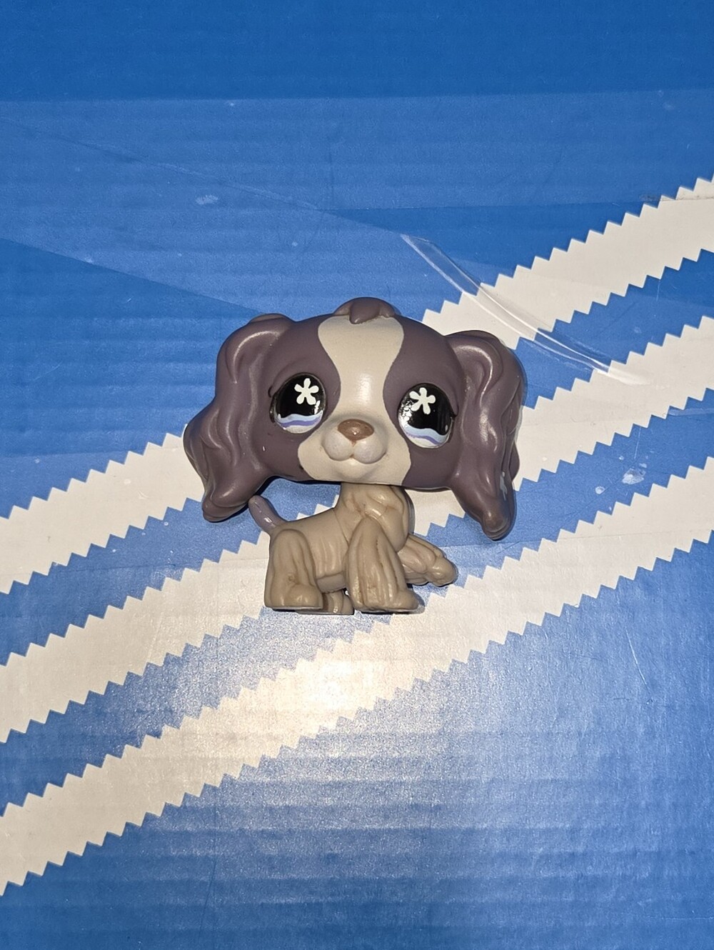 Littlest Pet Shop LPS Purple Cocker Spaniel